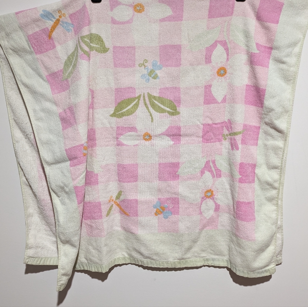 Barbie Vintage Pink & White Beach Towel